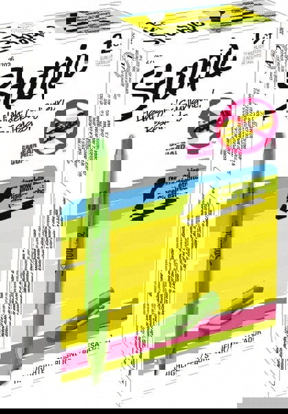 Pocket Style Highlighters, Fluorescent Green Ink, Chisel Tip, Green Barrel, Dozen